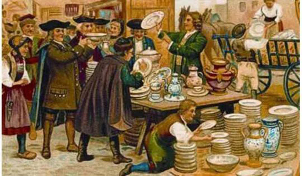 當時的歐洲人，非常癡迷于中國的陶瓷